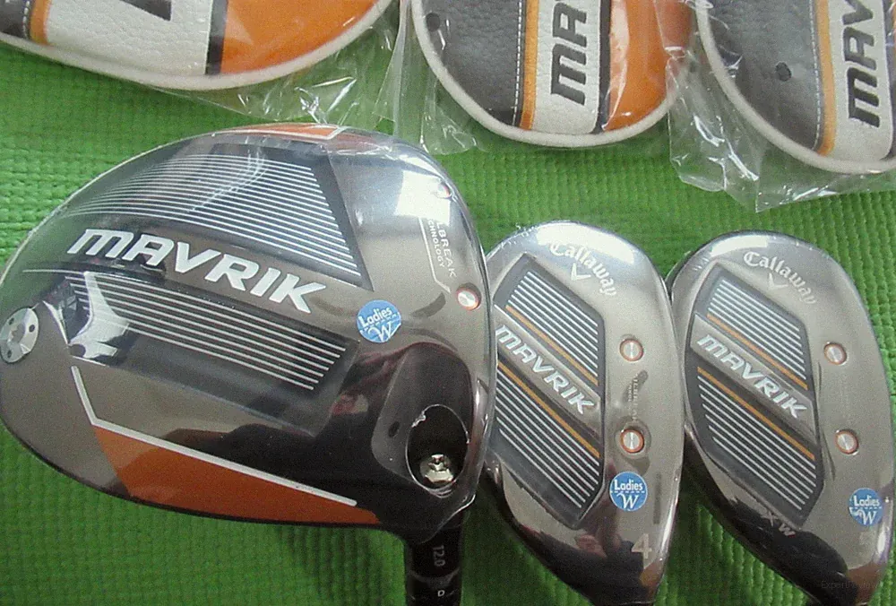 NEW IN PLASTIC Callaway womens Mavrik driver + 4 5 max w hybrid set YOU GET ALL