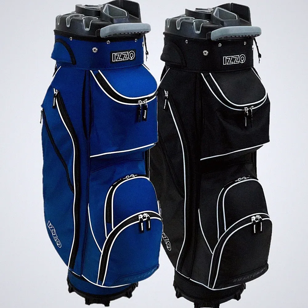 NEW Izzo Golf Vault Cart Bag Quiet Lock 14-Way Top - Pick the Color