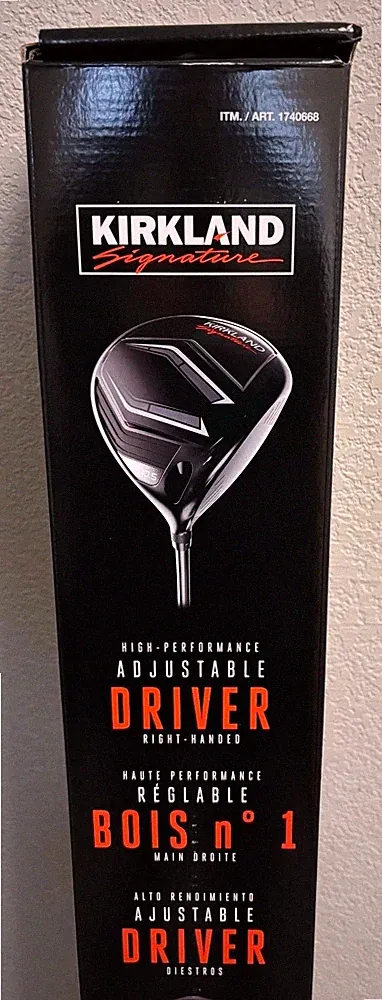 NEW Kirkland Signature Adjustable Driver 10.5 Regular Flex EvenFlow Graphite