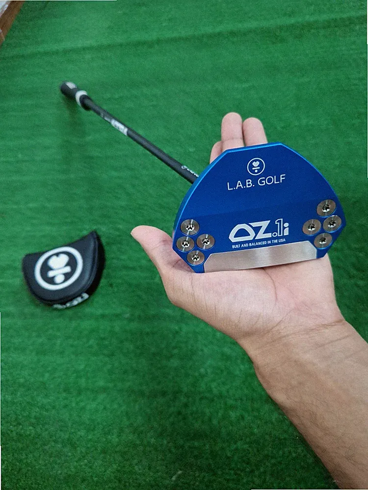 NEW L.A.B. Golf OZ.1i Putter Blue Black Mallet RH 35" Lie Angle with Cover