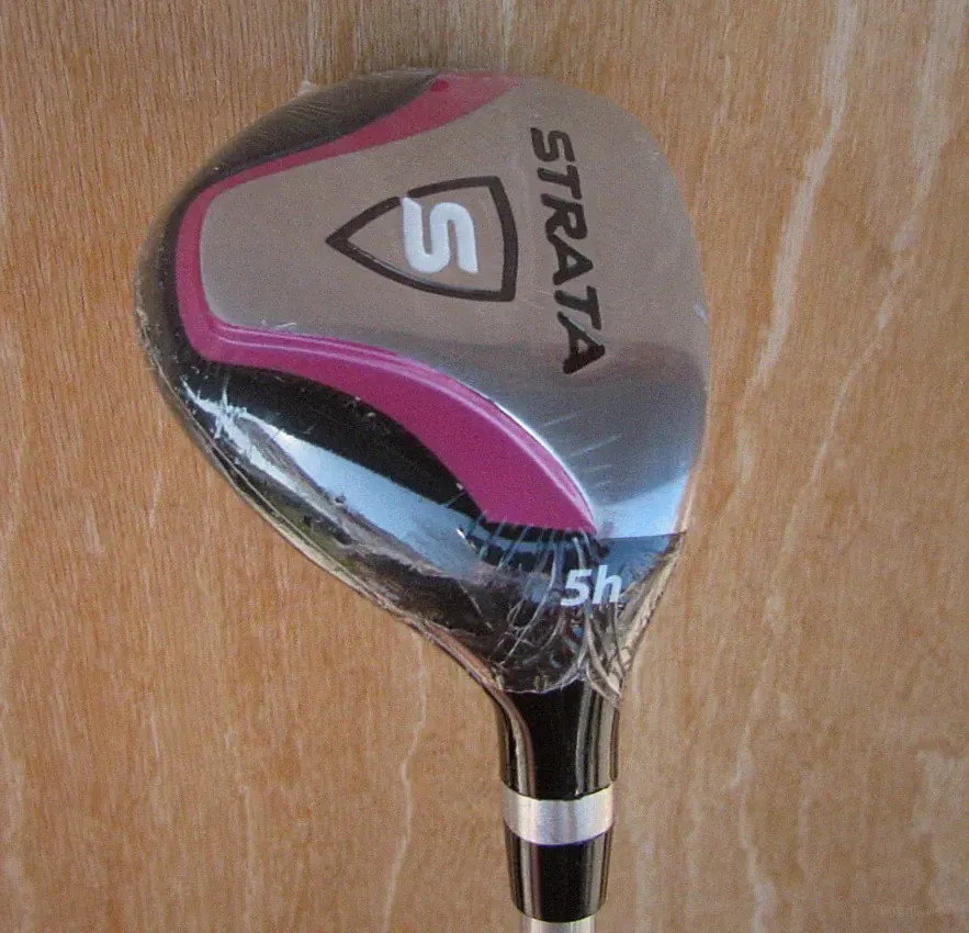 NEW LADIES PINK STRATA 5 HYBRID 26 DEGREE WOMENS FLEX GOLF CLUB