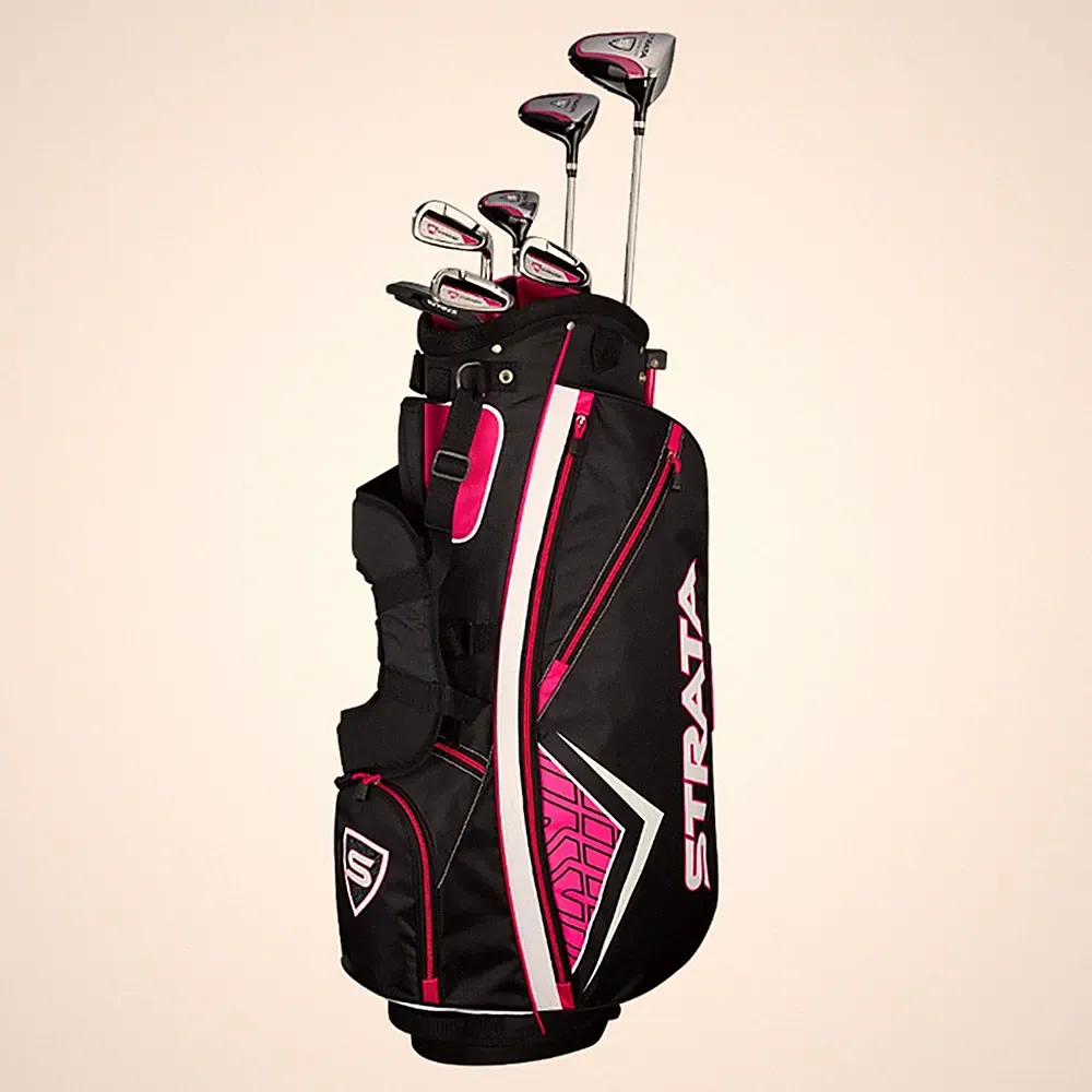 NEW Lady Callaway Golf Strata Complete 11 Piece Set Black/Pink Womens