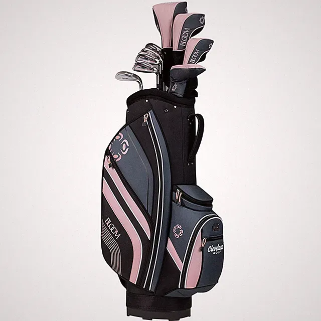 NEW Lady Cleveland 2023 Bloom Complete Golf Club Set Includes Driver, Irons, Bag