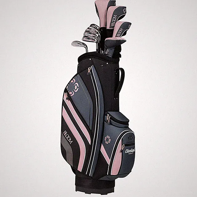 NEW Lady Cleveland 2023 Bloom Complete Golf Club Set Includes Driver, Irons, Bag