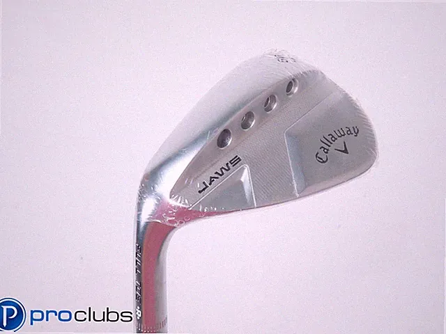 New! Left Handed Callaway Jaws Full Toe (10*) 60* Wedge Elevate X-Flex - 447633