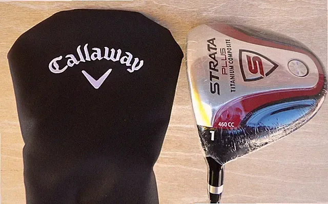 NEW LEFT HANDED CALLAWAY STRATA PLUS DRIVER 10.5 LOFT REGULAR FLEX RED LH