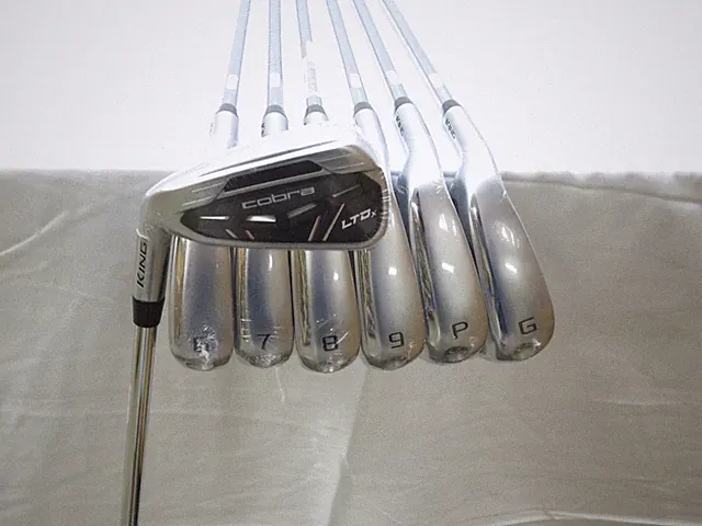 New LH Cobra LTDx Iron Set 5-PW,GW KBS Tour 90g Stiff Flex Steel Shafts