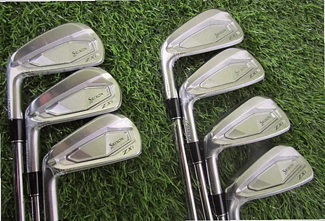 New LH Srixon ZXi5 iron set, 4-PW, Dynamic Gold Mid 115 S300, Steel, Stiff