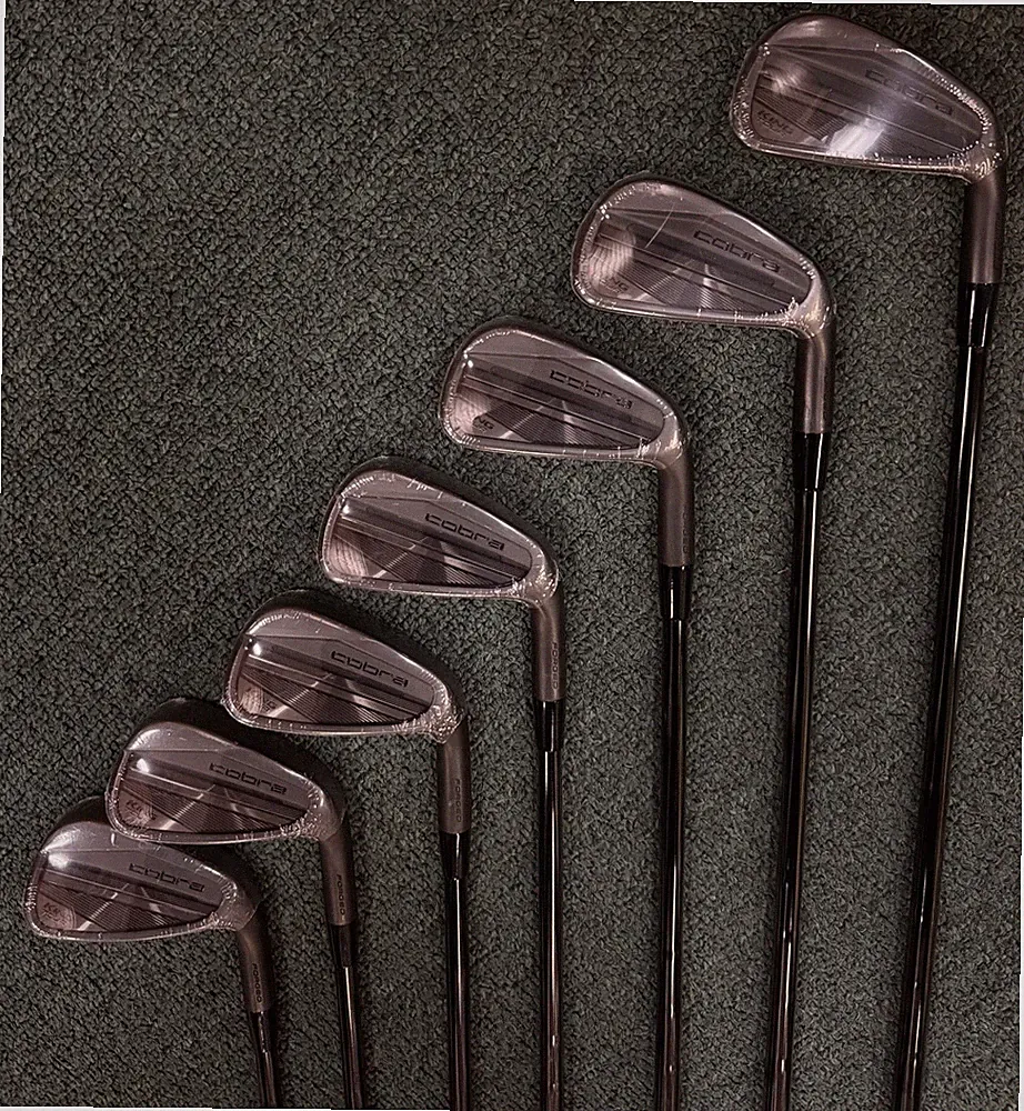 NEW LIMITED EDITION 2026 Cobra KING Tour Black Iron Set - 4-PW Steel Stiff RH