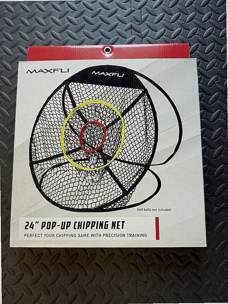 NEW MAXFI 24" Pop-up Chipping Net Indoor Outdoor Easy Storage Golf Training NIB