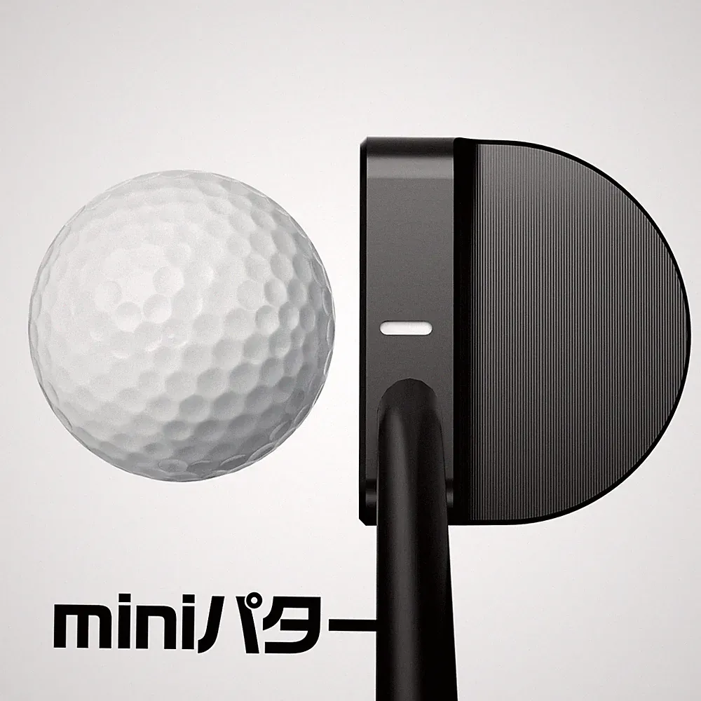 NEW MAZEL MINI M01 Black Putter 34 in Graphite with Head Cover Right Handed