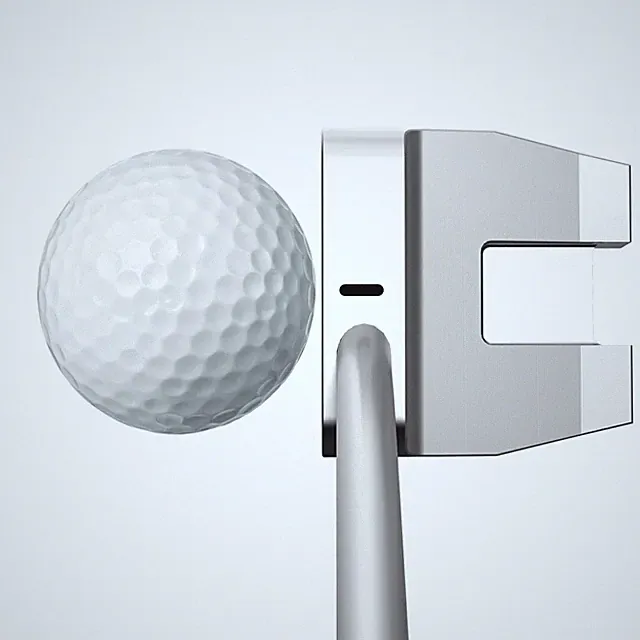 NEW MAZEL MINI M02 Silver Putter 34 in Graphite with Head Cover Right Handed
