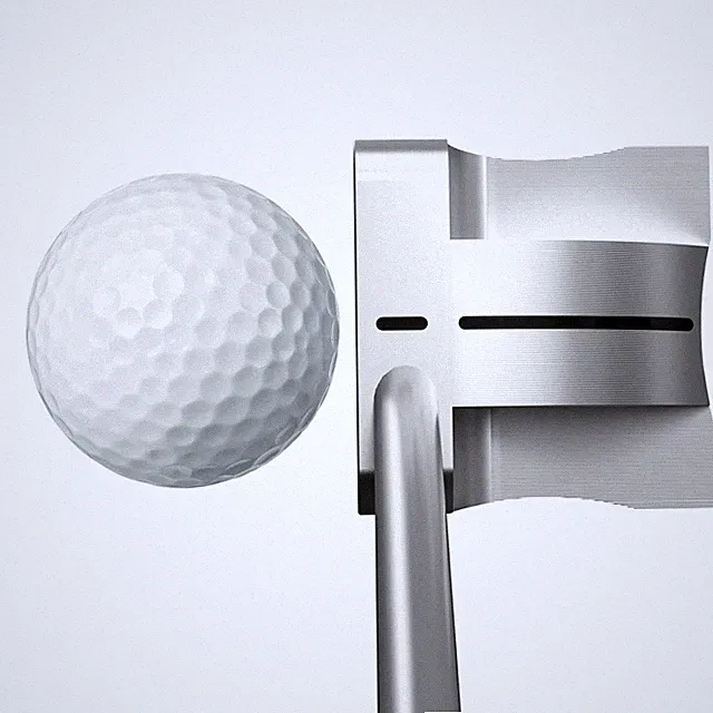 NEW MAZEL MINI M04 Silver Putter 34 in Graphite with Head Cover Right Handed