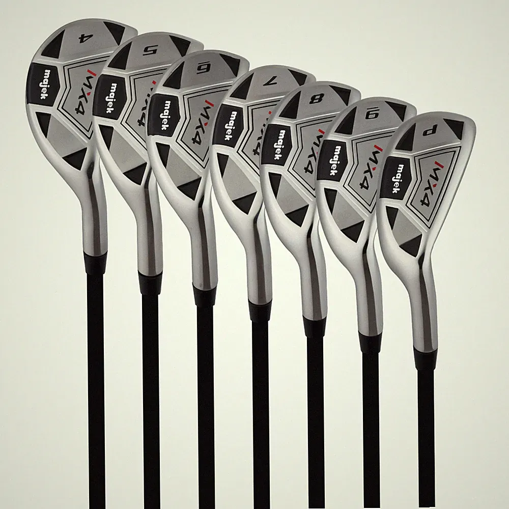 New Men's MX4 Hybrid Iron Set 4-PW Senior A Flex Progressive Hybrid Iron Clubs