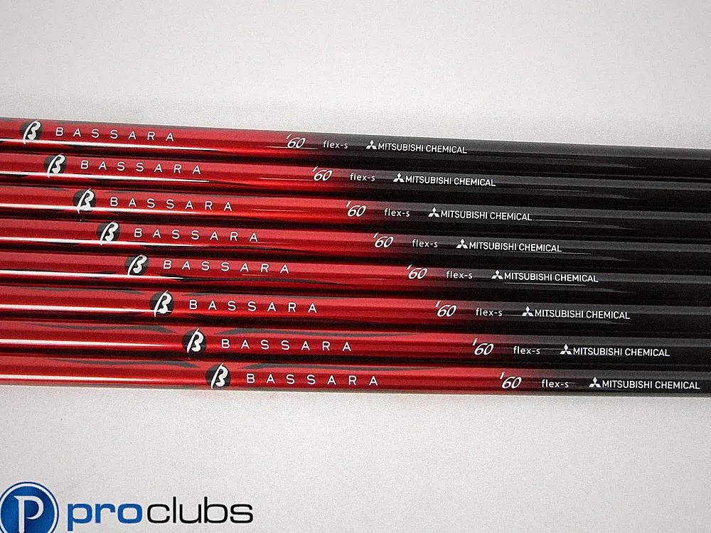 NEW MITSUBISHI BASSARA i60 STIFF FLEX GRAPHITE IRON SHAFTS 3-PW .370 #451796