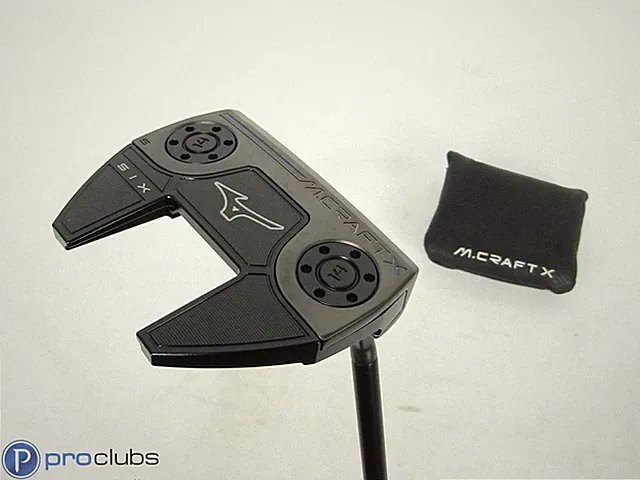 New! Mizuno Black M-Craft X SIX S 35" Putter w/ HC - 515370
