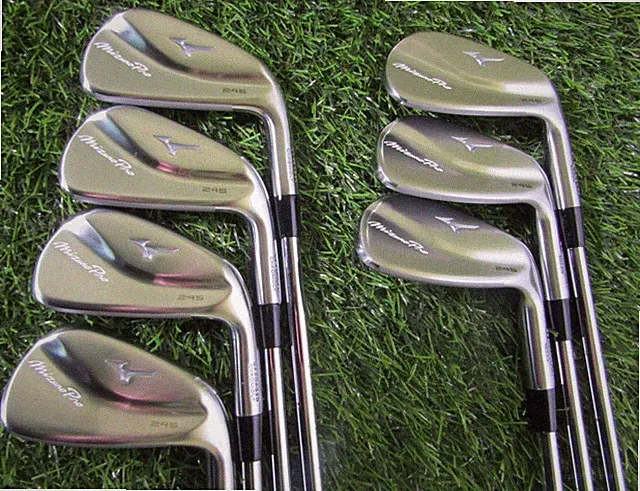 New Mizuno Pro 245 Iron Set, 5-GW, Project X IO 6.0 110 Steel, Stiff, Std.