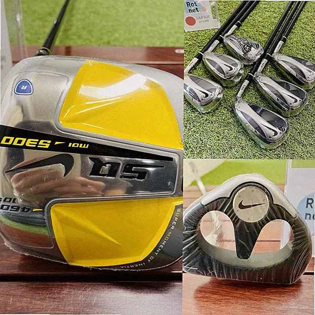 NEW Nike Set SQ Sumo2 1w Slingshot Iron 56789Pw R Flex Putter T100 8Pcs RH Mens