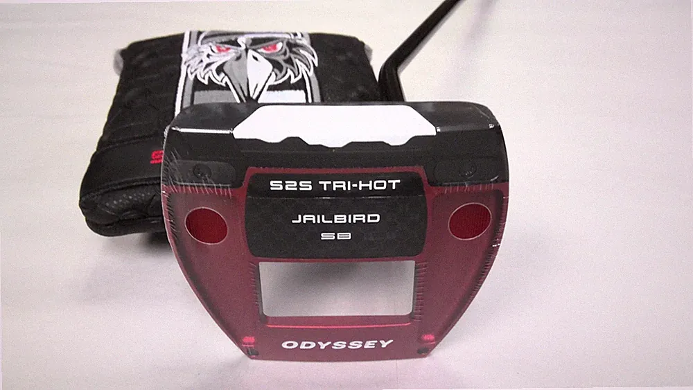 NEW ODYSSEY SQUARE 2 SQUARE TRI-HOT JAILBIRD SB PUTTER / 34"