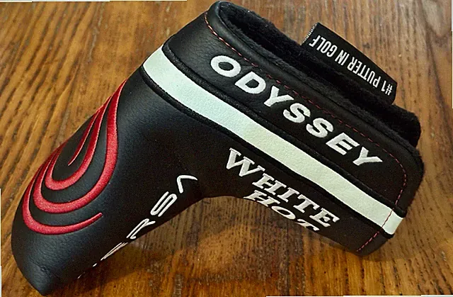 New Odyssey White Hot Versa Putter Cover Headcover Golf Club Red Black OEM