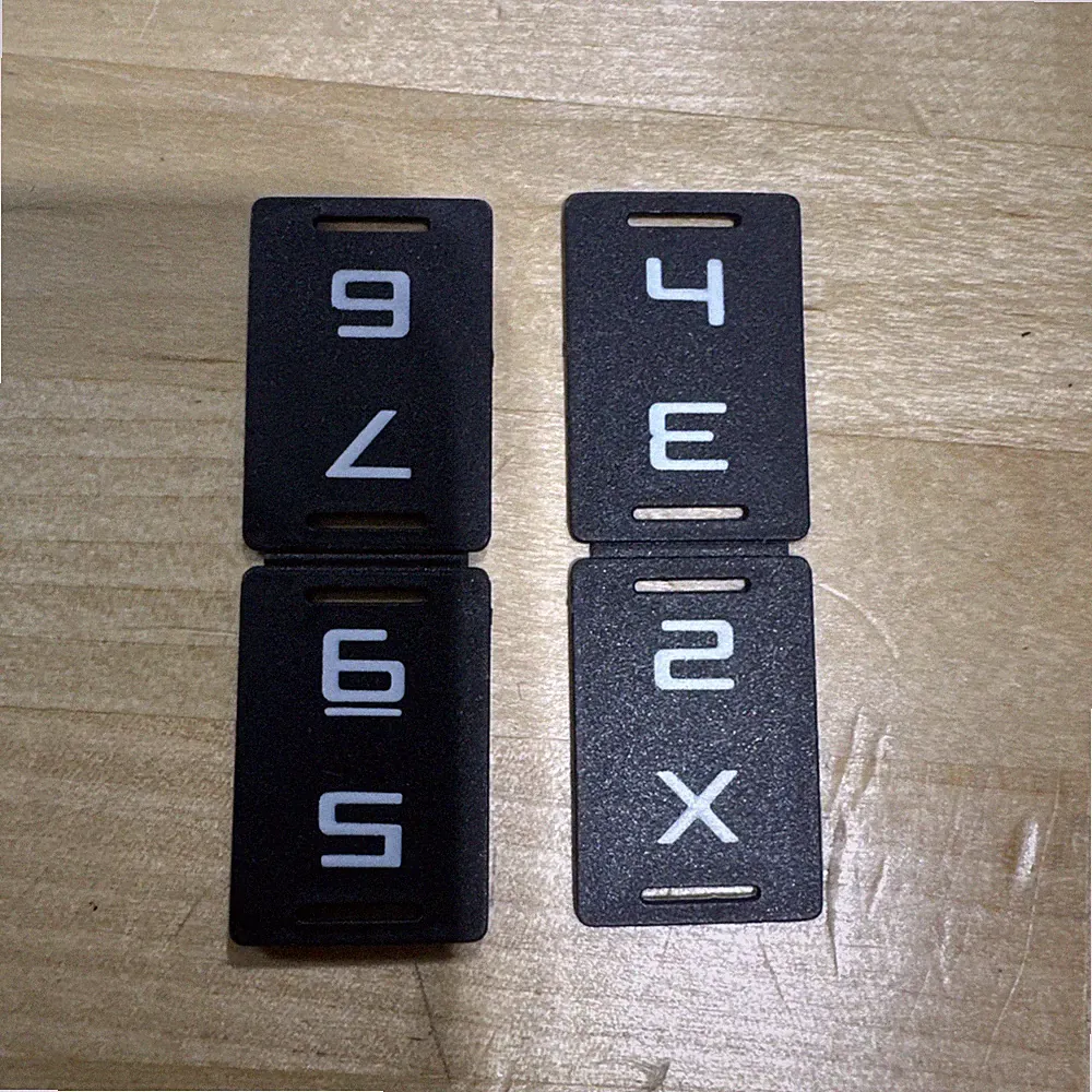 NEW OEM Taylormade Number Tag For Head Covers Wood Hybrid X 2 3 4 5 6 7 Tag