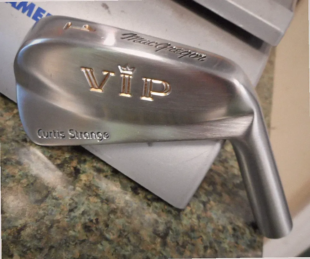 New (Old Stock) MacGregor Golf VIP 1-iron head Curtis Strange Forged .355 hosel