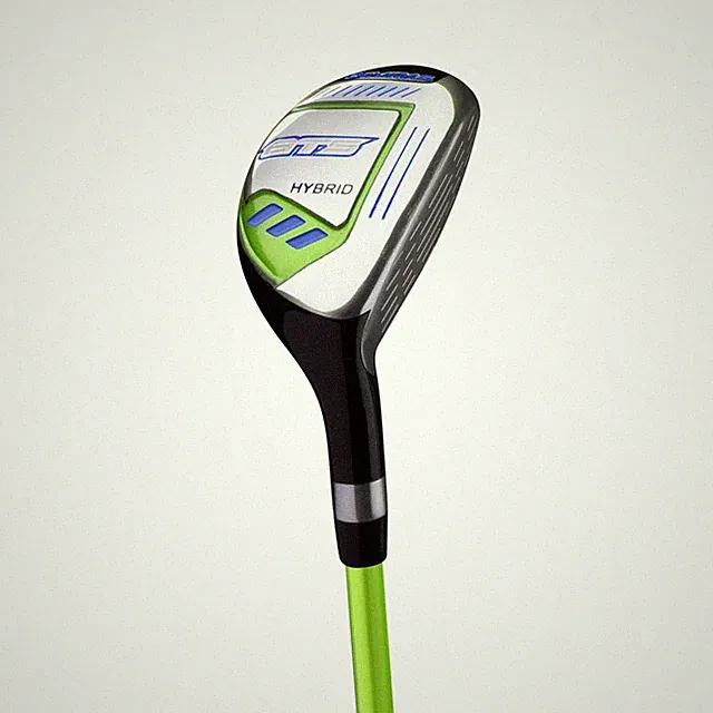 NEW! Orlimar ATS Junior Hybrid #5 21° Boys Ages 3-5 Lime Blue RH/LH 27"