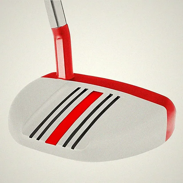 NEW! Orlimar F6 35" RH Mallet Putter White/Red High MOI Golf Club w/ Headcover