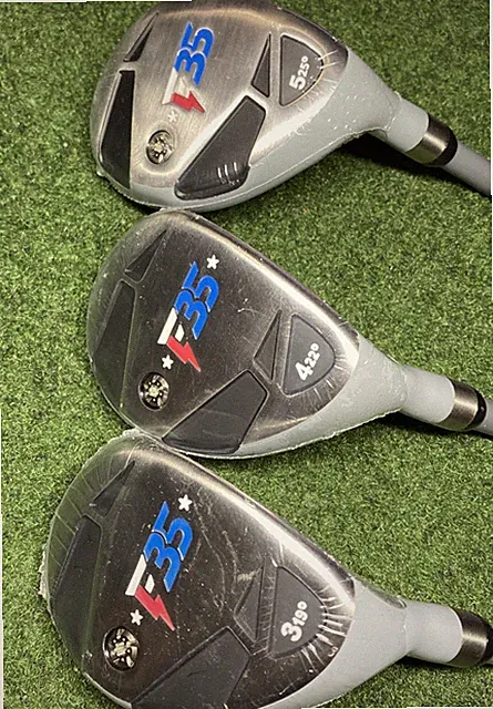 NEW Patriot Golf F35 3H 4H 5H Hybrid Club Set Graphite Regular Shaft RH SEALED!