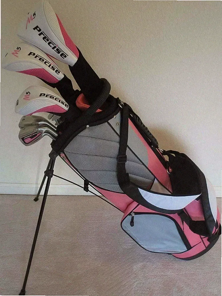 NEW Petite Womens Golf Club Set Driver Wood Hybrid Irons Putter Stand Bag Ladies