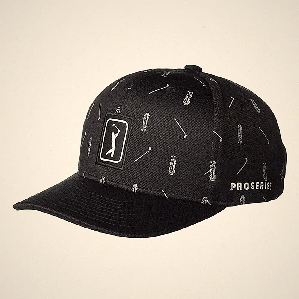 NEW PGA Tour Pro Series Golf Print Adjustable Golf Hat - Choose Color!