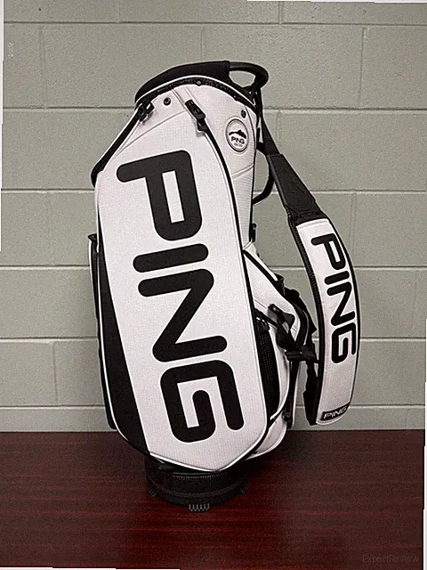New Ping Tour Staff 243 White/Black 6-Way Top Staff Bag