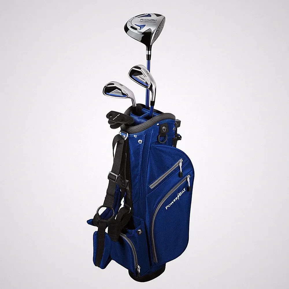 PowerBilt Junior Blue 6-Piece Golf Club Set
