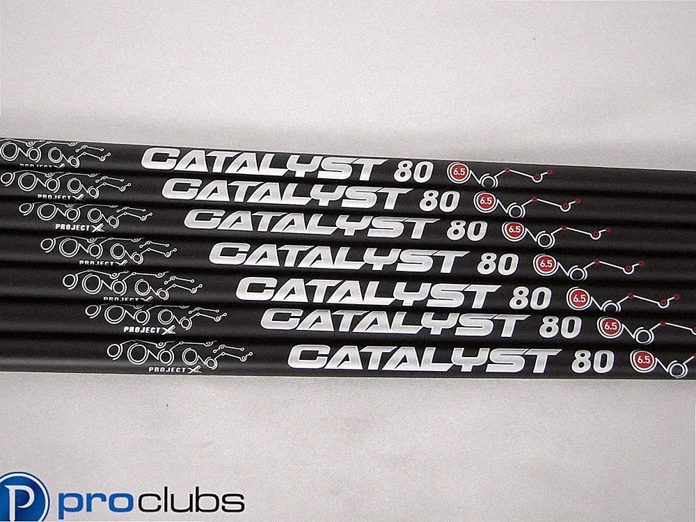 NEW PROJECT X CATALYST 80 6.5 X-FLEX GRAPHITE IRON SHAFTS 4-PW .355 #507626