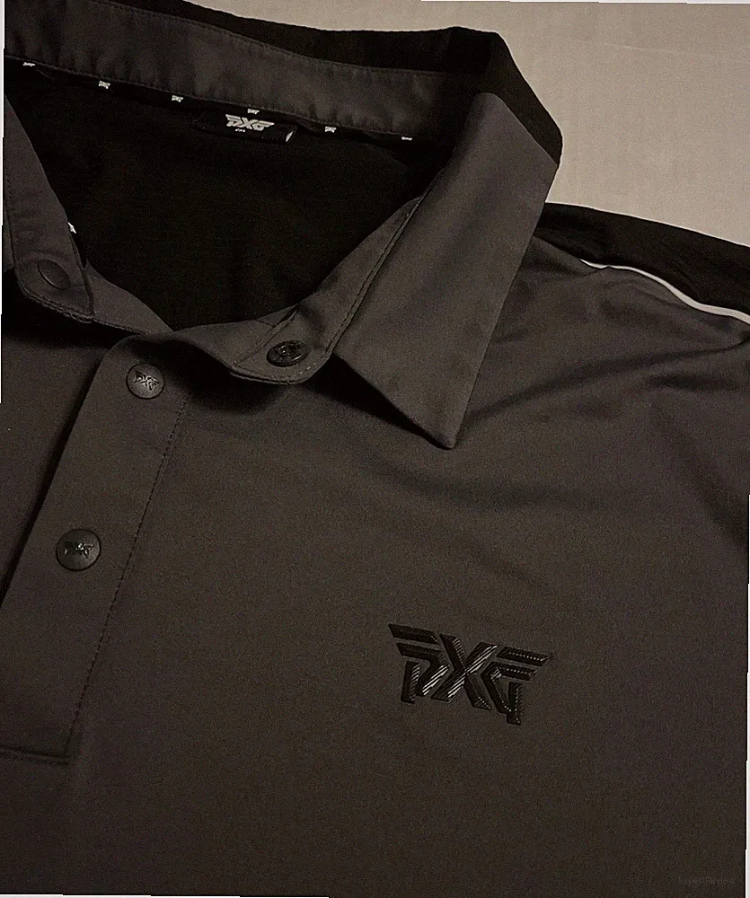 New PXG Golf Short Sleeve Performance Snap Polo Shirt 2XL Driver Irons Clubs