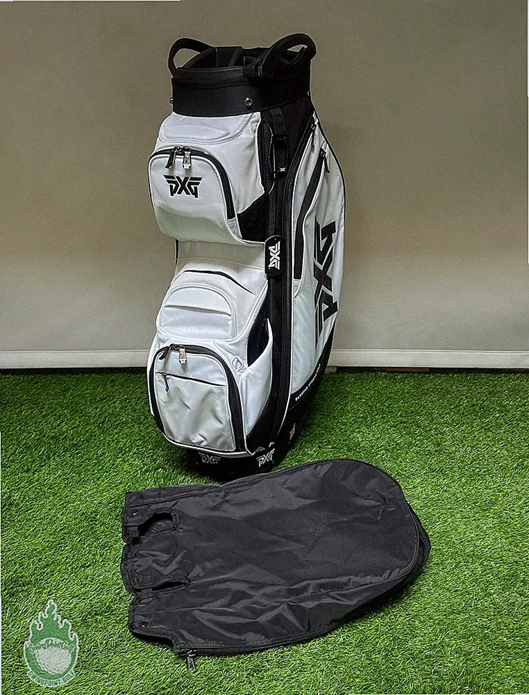 NEW PXG Golf Stand/Carry Black/White 14-Way With Rainhood