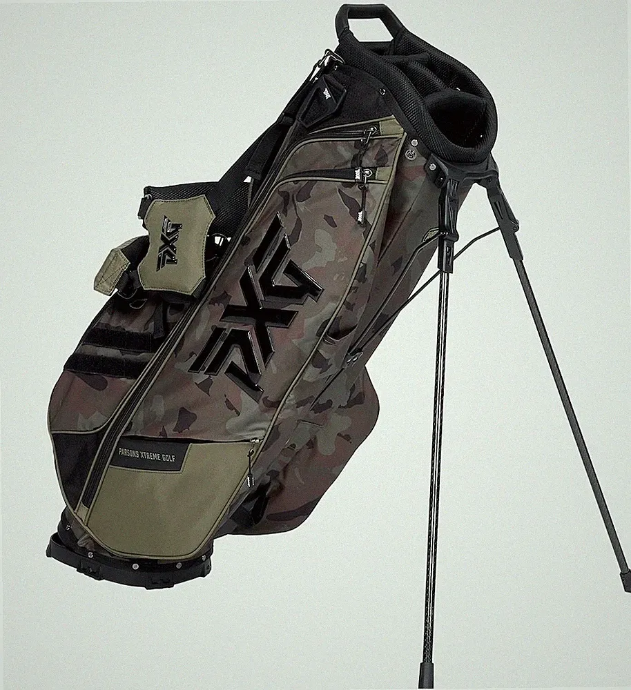 New PXG Golf Xtreme Carry Stand Bag Camo/Olive Green