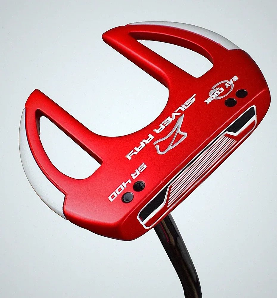 New Ray Cook Golf Silver Ray SR400 Limited Edition 35" Putter *Red*