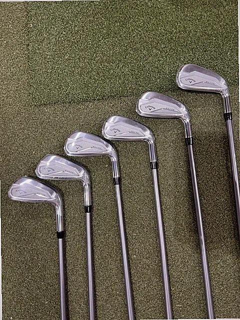 NEW RH Callaway Elyte HL Iron Set 6-PW, AW R-Flex Denali 65g 5.5 Graphite Shafts
