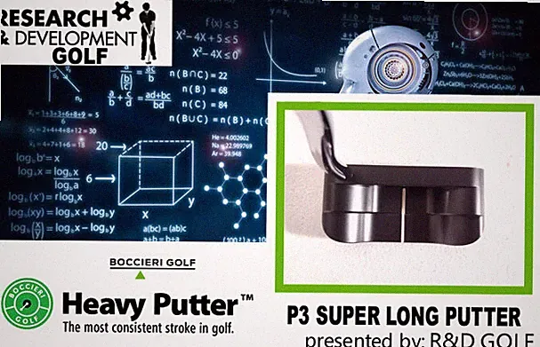 NEW RH P3 BOCCIERI GOLF LONG PUTTER FOR 48"+ LONG PUTTERS HEEL SHAFT