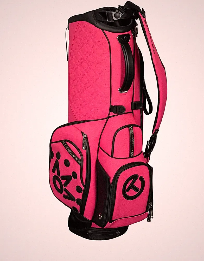 NEW SCOTTY CAMERON Exotic Electric Pink Vessel STAND BAG CIRCLE T TOUR LIMITED