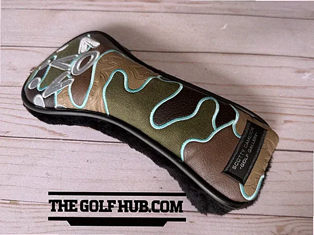 *NEW* Scotty Cameron Gallery Exclusive Camo & Tiffany Tour Crown Headcover Black