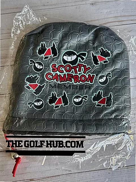 *NEW* Scotty Cameron M&G Japan Dog Scotty Warrior Gray & Tiffany Iron Head Cover