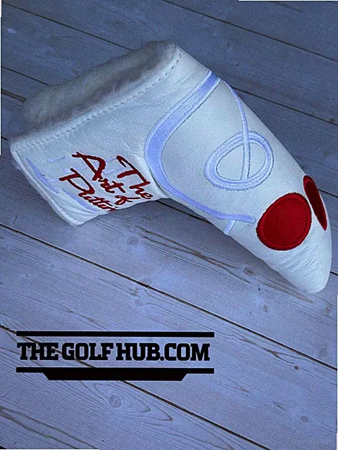 *NEW* Scotty Cameron M&G Leather Japan White/Red Art of Painting Blade Headcover