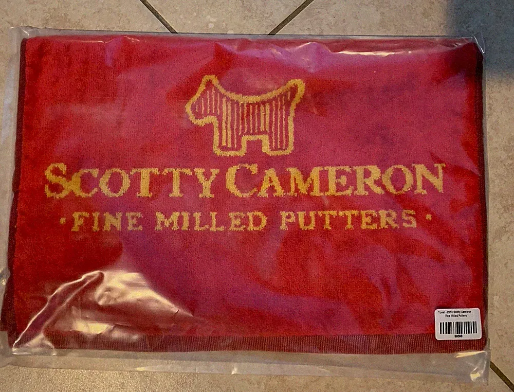 Scotty Cameron Scotty Dog Fine Milled Putters Towel