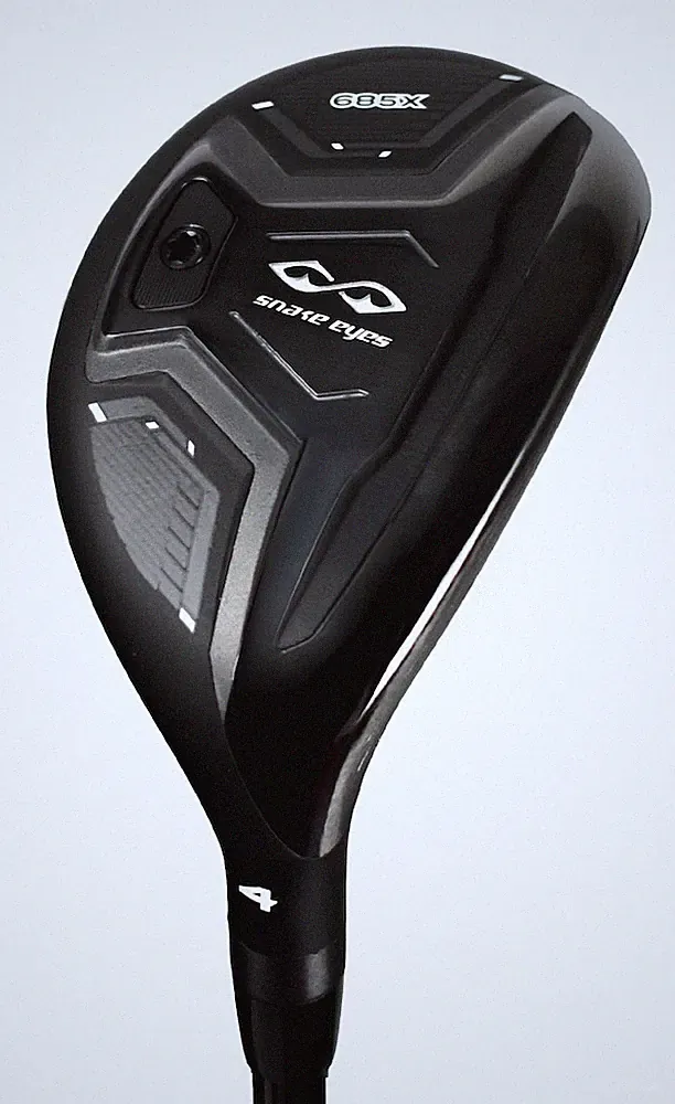 New Snake Eyes Golf 685X Hybrid 22* Stiff Flex #4 Hybrid