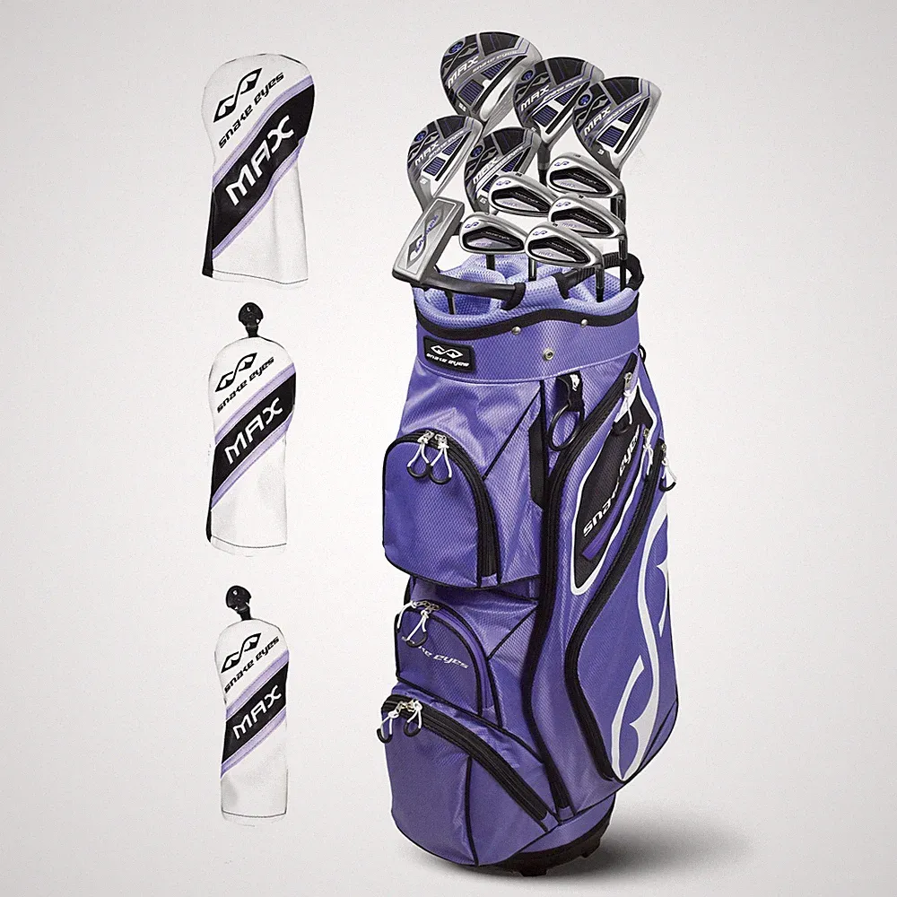 New Snake Eyes Golf- Ladies MAX Complete Set With Bag Ladies Flex