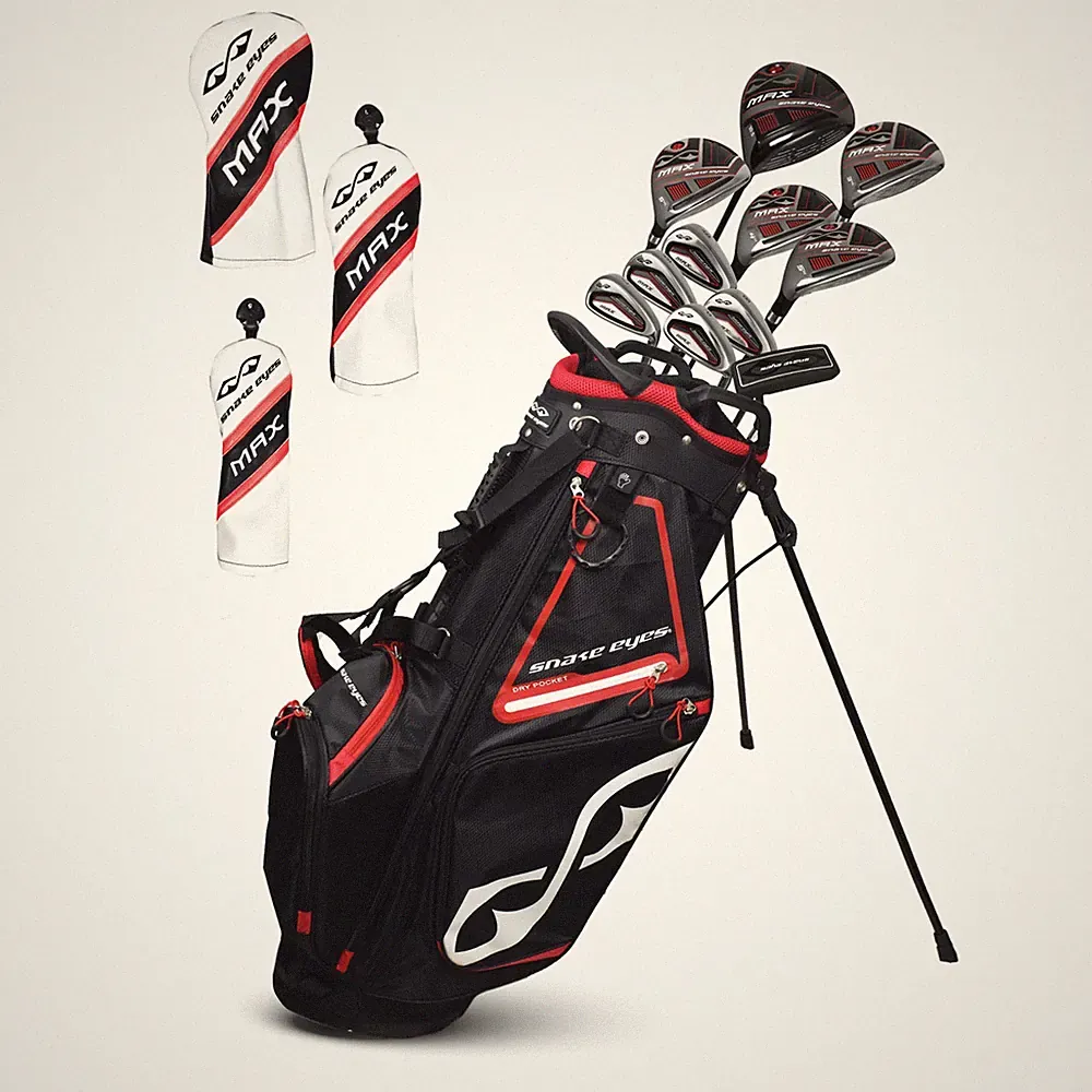 New Snake Eyes Golf- Max Complete Set With Bag Regular Flex