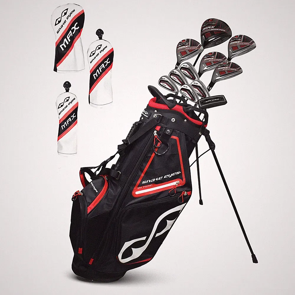 New Snake Eyes Golf- Max Complete Set With Bag Stiff Flex