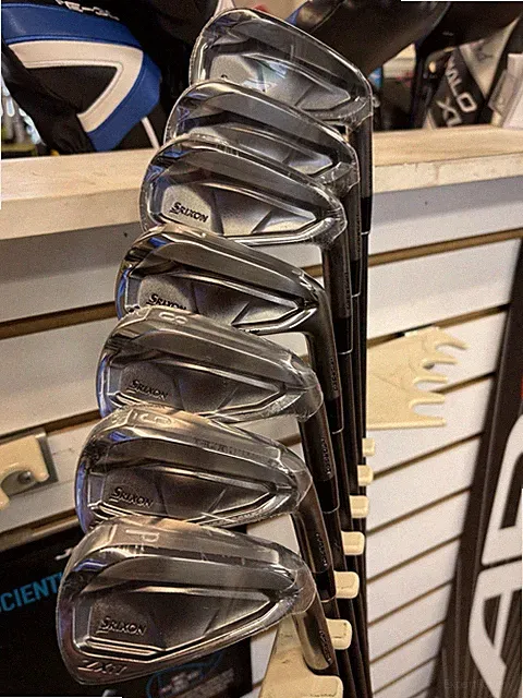 New Srixon Forged ZXi7 Black Chrome 4 Thru PW DG S400 Tour Issue 115 Gram Steel